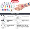 97 PCS Jellyfish Temporary Tattoos - Under The Sea Creatures Mermaid Ocean Themed Stickers for Kids Birthday Party Supplies, Decorations, Favors, and Prizes - Cute Gifts for Boys and Girls