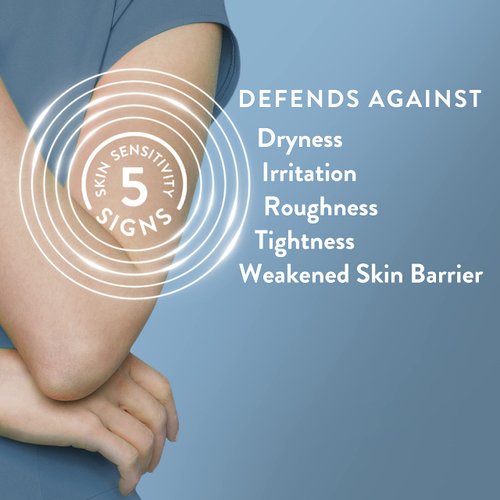 Cetaphil Body Wash, Smoothing Relief Exfoliating Body Wash, Mildly Exfoliates To Smooth Rough, Textured Skin, 24 Hour Dryness Relief, For Sensitive Skin, 20 oz