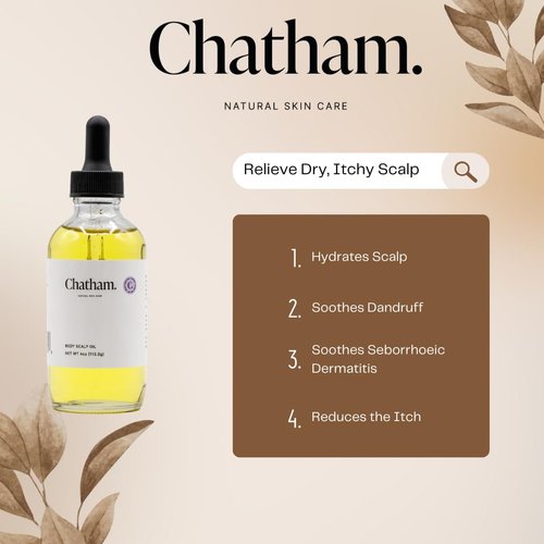 Chatham Natural Skin Care Scalp and Body Oil (Rosemary Lavender Mint)