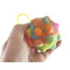 Set of 3 Bubble Pop Ball ON Clip - Bubble Poppers on Ball Squeeze to Pop - Bubble Wrap Fidget Toy - Press Bubbles to Pop - Bubble Popper Sensory Stress Toy (Random Colors) (3 Random Color Balls)