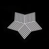 MY MIRONEY 10Pcs Mesh Plastic Canvas Kits Star Shape Cross Stitch Plastic Canvas Tools Plastic Sheets Embroidery Craft Knit Tools
