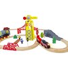 Battery Operated Train for Wooden Track, Motorized Train for Toddlers 3+ Years Old, 3Pcs Train Toy Set Electric Train Compatible with Thomas, Brio, Chuggington, Melissa and Doug
