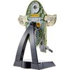Hot Wheels Star Wars Starships Select Boba Fett's Starship, Premium Collectable Replica with Movable Part & Display Stand