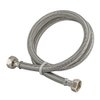 Eastman 48 inch Steel-Flex Faucet Connector, 1/2 Inch FIP x 1/2 Inch FIP, Braided Stainless Steel Faucet Supply Line, 48021