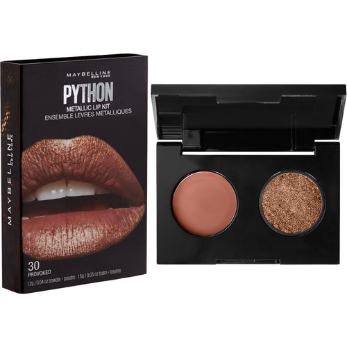 Maybelline New York Lip Studio Python Metallic Lip Makeup Kit, Provoked, 0.09 oz.
