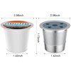 Update Reusable K Cups for Keurig K Supreme | Refillable K cups with Adapter for Keurig K Supreme (Plus) Coffee Maker (2 pack Reusable Coffee Pods)