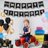 Race Car Happy Birthday Banner, Themed Party Supplies Decorations Checkered Flags Black and White Racing Banner Racing Checkered Flag Party Race Car Birthday Party Decorations