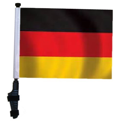 SSP Flags Germany Golf Cart Flag EZ On & Off Bracket