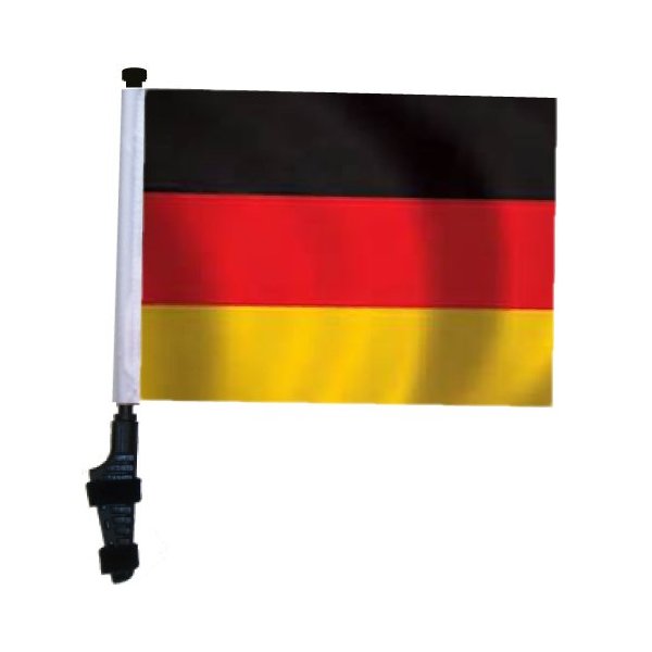 SSP Flags Germany Golf Cart Flag EZ On & Off Bracket