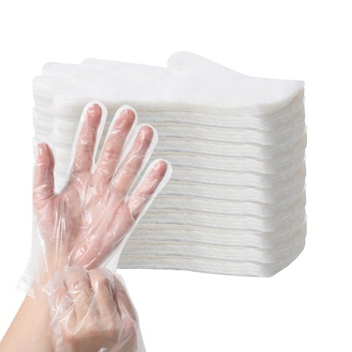 HLIN 1500 Pcs Plastic Gloves Disposable - Food Prep Gloves Disposable Gloves Transparent for Food Service, Cleaning, One Size Fits Most…