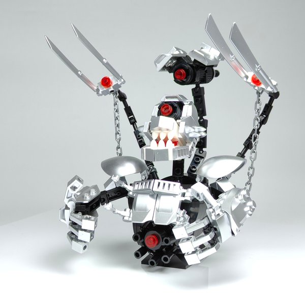 KNOWPLAYER Skibid Toilet Building Block Set, Platinum Armor Cybertron Skeleton Toilet Skibid Building Brick for Adults Fans 313PCS Blocks