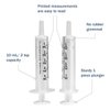 Ezy Dose Oral Syringe & Dispenser | For Liquid Medicine | 5 mL/1 TSP | (pack of 50)