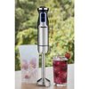 MuellerLiving Hand Blender, Immersion Blender, Hand Mixer with Attachments: Stainless Steel Blade, Whisk, Milk Frother