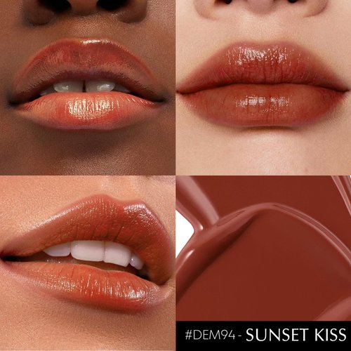 DE'MUMU Brown Lipstick for Women Hydrating Lipstick Glossy Moisture Lip Gloss Sheer-Medium Coverage Long Lasting Lipsticks for Dry Lips, DM94 Caramel