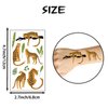 73 Pcs Cheetah Temporary Tattoos for Kids Girls Boys, Jungle animals Birthday Party Supplies for Party Favors Cosplay Party Decorations School Prizes Carnival Christmas