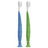 Colgate Zero Kids Toothbrush with Extra Soft Bristles and Suction Cup Holder, BPA Free - 2 Count