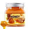 Nielies Honey Body Scrubs 18 Oz-Honey Almond Body Scrub, Exfoliating Body Scrub with Sea Salt, Argan Oil and Vitamic C-Sugar Scrub for Body, Face-Body Scrubs for Women(Honey)
