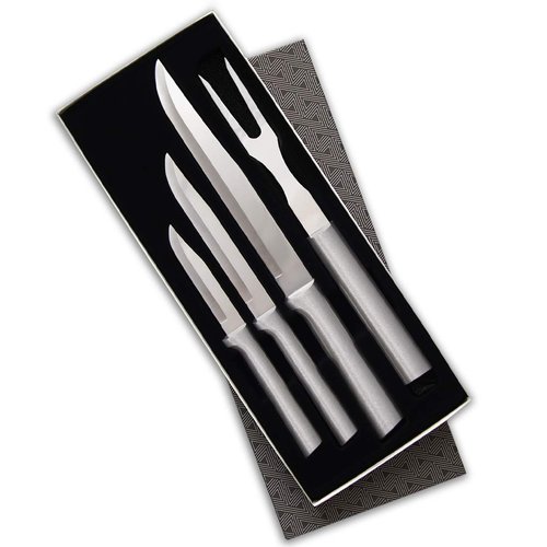 Rada Cutlery Prepare Then Carve Carving Knife Gift Set – Stainless Steel Blades With Aluminum Handles