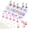 Saviland Nail Stand for Press ons: 15pcs Strong Magnetic Aurora Nail Holder For Painting Nails With Nail Stand 40 Pcs Reusable Sticky Putty For Nails Practice Acrylic Nail Tools Home Beginner Supplies