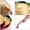Frcctre 12 Pack Mini Mexican Hat Natural Straw Sombrero Party Hats, 5.5 Inch Carnival Mexican Birthday Cinco de Mayo Party Decoration Costume Hats for Kids Dolls Pets