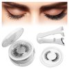 Magnetic Eyelashes with Applicator Tool Kit,2 Pairs,Glue-free Magnetic Eyelash Clip,Two styles of magnetic false eyelashes set,Magnetic Eyelashes No Eyeliner