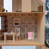 UPKOCH Dollhouse Towel Rack, Dollhouse Miniature Bath Towel Rack Bathroom Accessories 1: 12 Dollhouse Bathroom Furniture Dolls House Play House Accessory