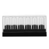 Saluaqui 12pcs Plastic Lipstick Sample Tube Mini Lip Balm Empty Tube DIY Cosmetic Tool, Refillable Empty Lip Balm Gloss Containers Bottles for Women DIY Makeup
