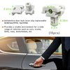 Dickno 10 PCS Car Door Lock Rod Clips, Tailgate Handle Rod Retainers Fit 5/32" Rod, Door Lock Latch Clips Replace OEM 16629990 16675980, Tailgate Lock Clips for F150 F250 F350