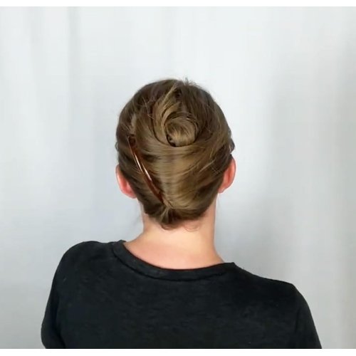 Good Hair Days- Side comb Curved back Hair Comb for Hair Craft, Hair Beading, Bridal Hair Accessories, Strong Hold Hair Comb Chignon Up-Do Styling Comb Made in USA (1 Sidecomb, Shell, 4 1/2" Wide)