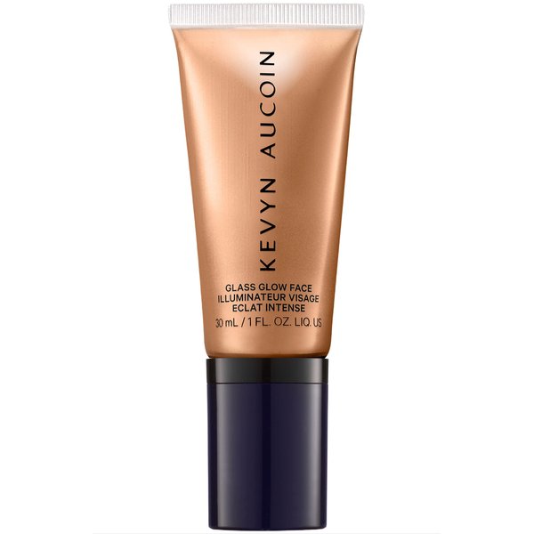 Kevyn Aucoin Glass Glow Face, Spectrum Bronze: Multi-purpose universal dewy highlighter for face and body. Creates glowing youthful-looking hydrated skin with a glassy complexion. Makeup artist go to