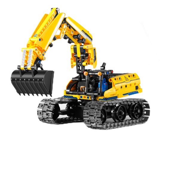 Dakott STEM Car Toy Building, APP Programming Remote Control 3in1 Excavator&Robot Building Block Take Apart Toy, 430 Pcs DIY Building Kit, Learning Engineering Construction R/C Toys