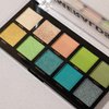 Profusion Cosmetics 10-Shade Emeralds Eyeshadow Palette, Versatile Looks with Travel-Friendly and Richly Pigmented Blendable Multi-Finish Shades, Suitable for All Skin Tones and Cruelty Free