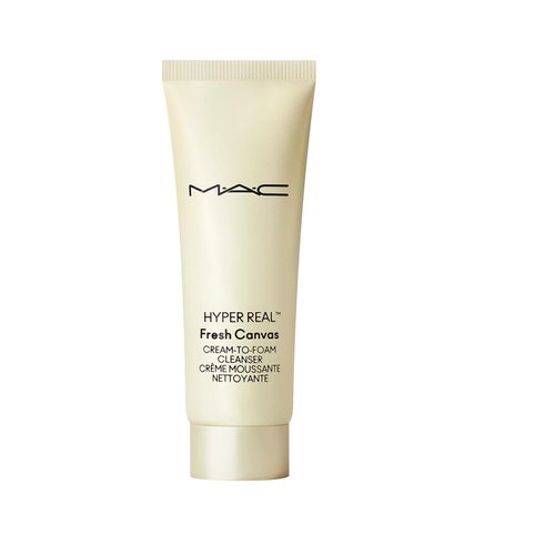 MAC Hyper Real Fresh Canvas Cream-To-Foam Cleanser, 0.17 Ounces