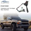 Nakuuly Multifunction Turn Signal Switch Compatible with 1999-2002 Chevy Silverado Suburban Tahoe Avalanche & GMC Sierra Yukon Combination Wiper Arm Lever Replaces # 26100839 3441937