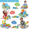MOONTOY STEM Toys for 3 4 5 6 7 8+ Year Old Boy Valentines Birthday Gift Toddler 3-5 Block Stem Kits Building Toys for Kids Ages 4-8 5-7 6-8 4-6 8-12 Erector Set Educational Creative Activities 118pcs