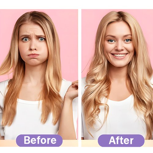 50pcs Heatless Spiral Hair Curlers for Long Hair - 22Inch with 6pcs Styling Hooks for Women (pink-orange)