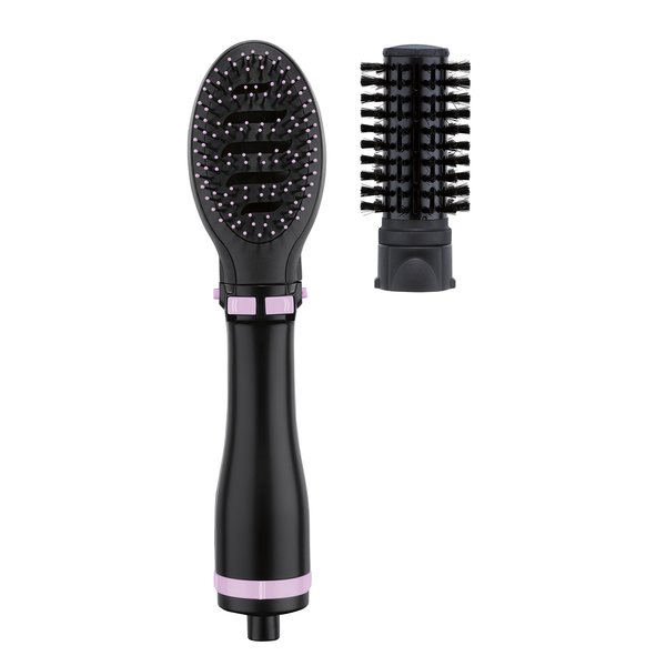 Infinitipro By Conair Tourmaline Ceramic Hot Air Brush Styler + Paddle Brush Attachment; Get A Salon Blowout At Home