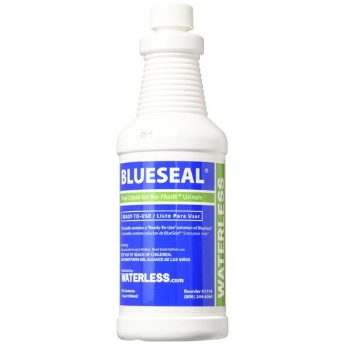 Waterless 1114 1-Quart BlueSeal Urinal Trap Liquid