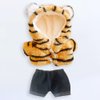 niannyyhouse Tiger Coat Fur Jeans 2-Piece Set 7.8in（20cm） Plush Doll Clothes Accessories (C)