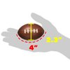 GiftExpress 1 Dozen 4" Foam Mini Football Stress Balls, Mini Sport Balls, Superbowl Decoration Party Favor, Football Themed Party Supplies (Football)
