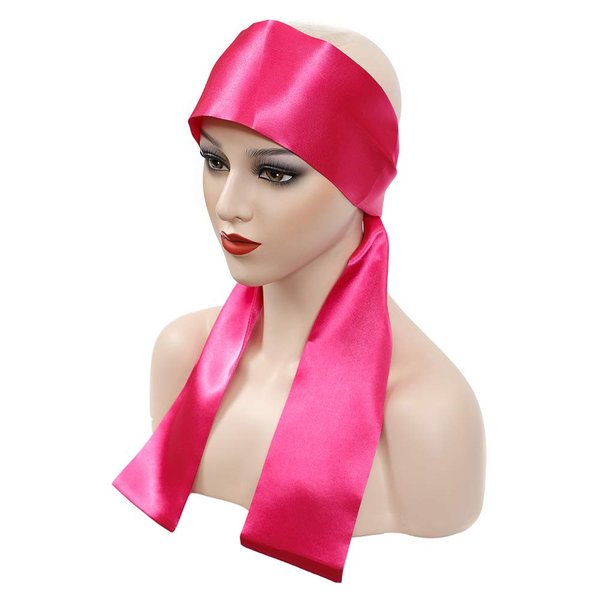 Funky girl Edge Laying Scarf Set Headbands Edge Brush Soft Tape Measure Cute Makeup Bag