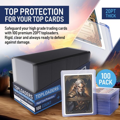 Premium Card Sleeves and Top Loaders - Baseball, MTG, and Sports Card Protectors - Hard Plastic Toploaders