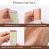 Paminify Cream Bronzer Stick,Contour Stick Facial Contouring Stick,Long Lasting Highlighter Waterproof Highlight Makeup,Buildable Shimmer Sparkle Face Bronzer Face Shaping,02 Soft Glow