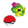 PIXOLAND New Super Cute Mini Building Blocks Insect Ball Sets Cute Micro Mini Poke Farm Building Bricks for Adults Micro Nano Bricks Perfect Party Favors for Teenagers. Larvitar 168 pcs P10117