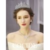 COCIDE Tiara and Crown for Women Crystal Queen Crown Rhinestone Tiara for Girl Bride Wedding Hair Accessories for Bridal Birthday Party Prom