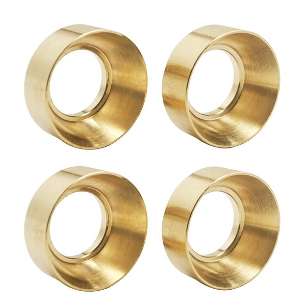 4Pack Vgoohobby Brass RC Wheel Weights Balance Counterweight Upgrade Parts Compatible with Axial Scx24 90081 AXI00002 1/24 Crawler Car