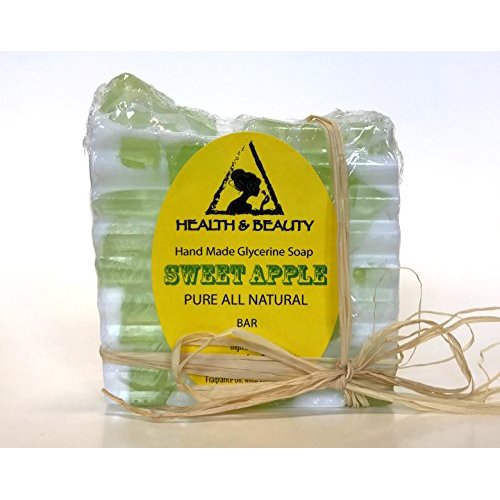 Sweet Apple Soap Bar Hand Made Natural Relaxing Calming Moisturizing Body and Skin 100% Pure