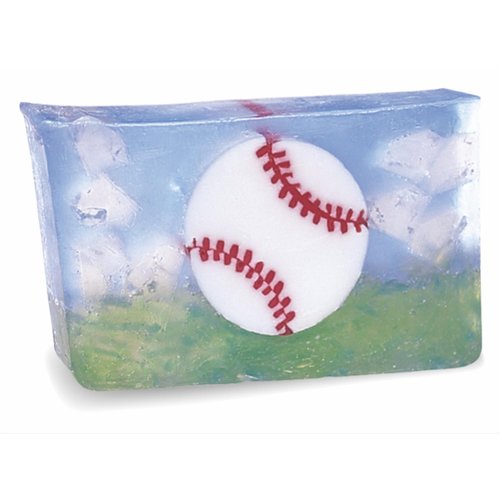 Primal Elements Glycerin Bar Soap | Helps All Skin Types, Sensitive, Oily & Dry Skin | NO PARABENS, VEGAN, GLUTEN FREE, 100% VEGETABLE BASE - (Baseball)