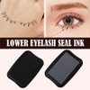 Black 2024 New Eyelash Stamps Tool,False Eyelashes Silicone Stamp,L+R Double Sided Eyelashes,DIY Lower Lashes Extensions Natural Look for Make Up Beginner False Lashes False Eyelashes and Adhesives