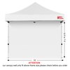 MASTERCANOPY Instant Canopy Tent Sidewall for 10x10 Pop Up Canopy, 1 Piece, White